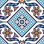 (Hala Ajrak-002 SP) (Blue White) (Glossy)