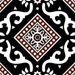 Hala Ajrak-003 (Brown) (Finish_ Glossy)