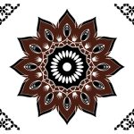 Hala Ajrak-006 (Brown) (Finish (Glossy)